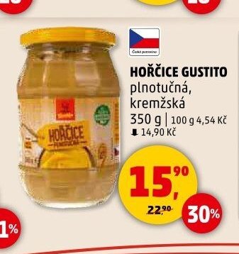 HOŘČICE GUSTITO