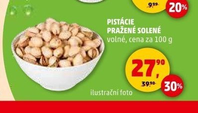 PISTÁCIE PRAŽENÉ SOLENÉ