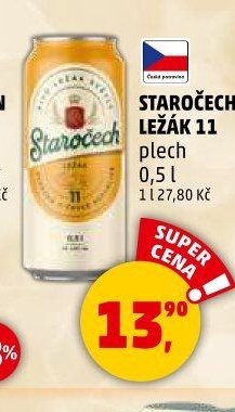 Staročech ležák 11 plech