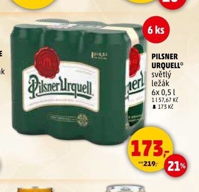 Pilsner Urquell světlý ležák