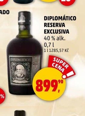 Diplomático Reserva Exclusiva 0,7 l