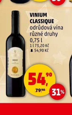Vinium Classique 0,75 l