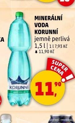 Minerální voda Korunní 1,5l