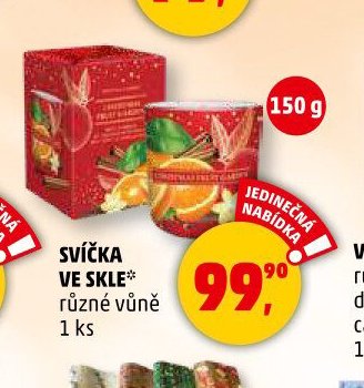 SVÍČKA VE SKLE