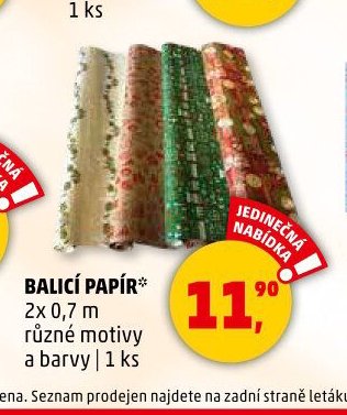BALICÍ PAPÍR