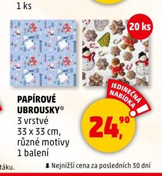 PAPÍROVÉ UBROUSKY