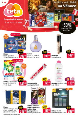 aktuální leták Teta drogerie 5.12.2024-27.12.2024