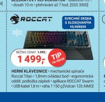 ROCCAT HERNÍ KLÁVESNICE