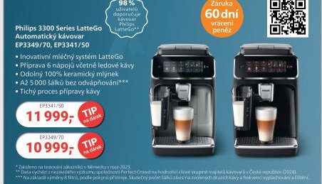 Philips 3300 Series LatteGo Automatický kávovar