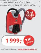 Sáčkový vysavač H-ENERGY 300 HE310HM 011