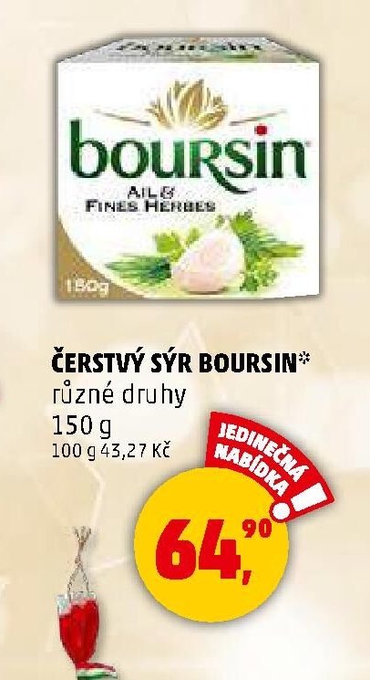 ČERSTVÝ SÝR BOURSIN