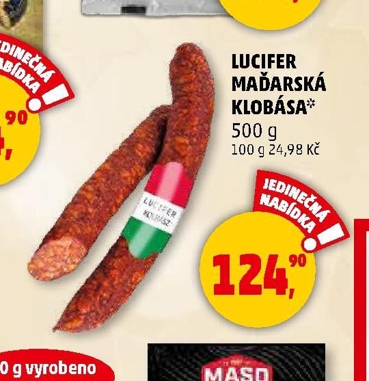 LUCIFER MAĎARSKÁ KLOBÁSA