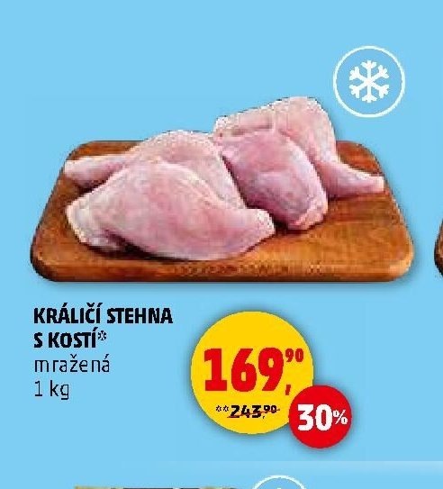 KRÁLIČÍ STEHNA S KOSTÍ