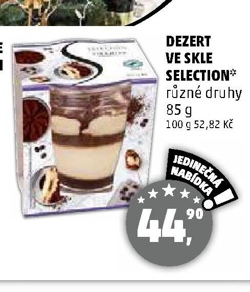 DEZERT VE SKLE SELECTION