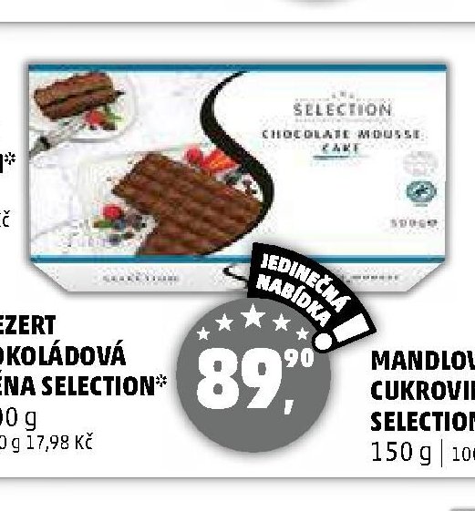 DEZERT ČOKOLÁDOVÁ PĚNA SELECTION