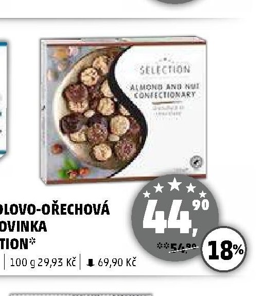 MANDLOVO-OŘECHOVÁ CUKROVINKA SELECTION
