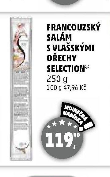 FRANCOUZSKÝ SALÁM S VLAŠSKÝMI OŘECHY SELECTION