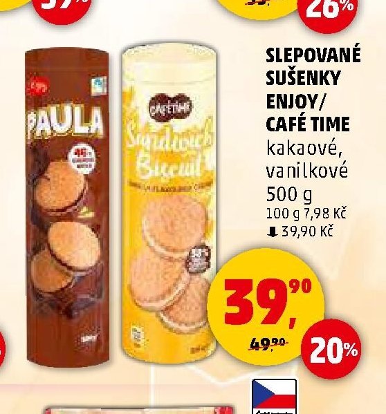 Slepované sušenky Enjoy / Café Time
