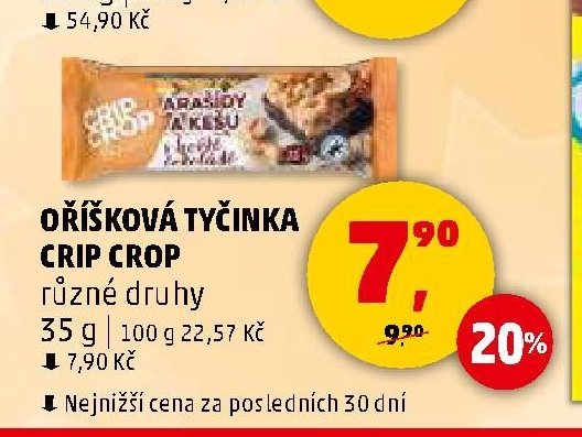 Oříšková tyčinka Crip Crop
