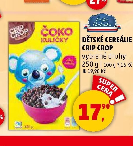 Dětské cereálie Crip Crop