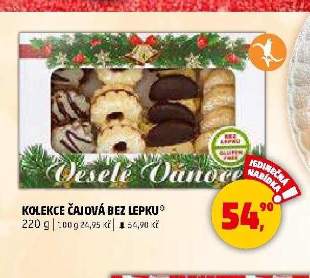 KOLEKCE ČAJOVÁ BEZ LEPKU