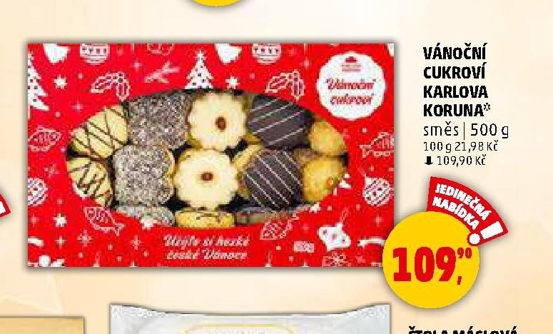 VÁNOČNÍ CUKROVÍ KARLOVA KORUNA
