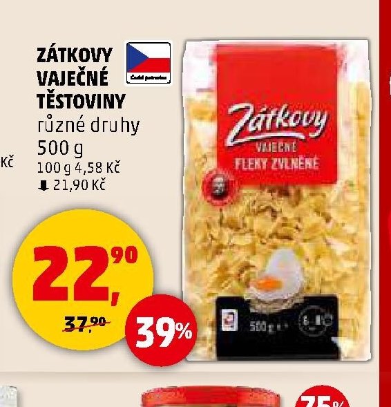 Zátkovy vaječné těstoviny