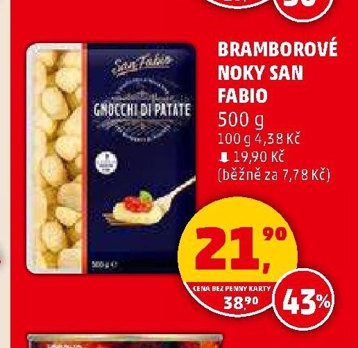 Bramborové noky San Fabio