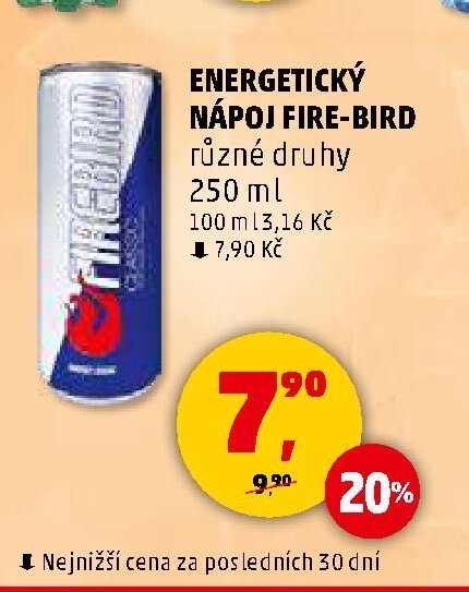 Energetický nápoj Fire-Bird 250 ml