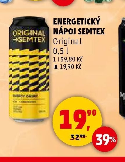 Energetický nápoj Semtex Original 0,5 l