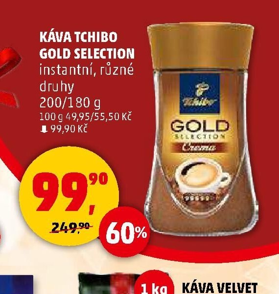 KÁVA TCHIBO GOLD SELECTION