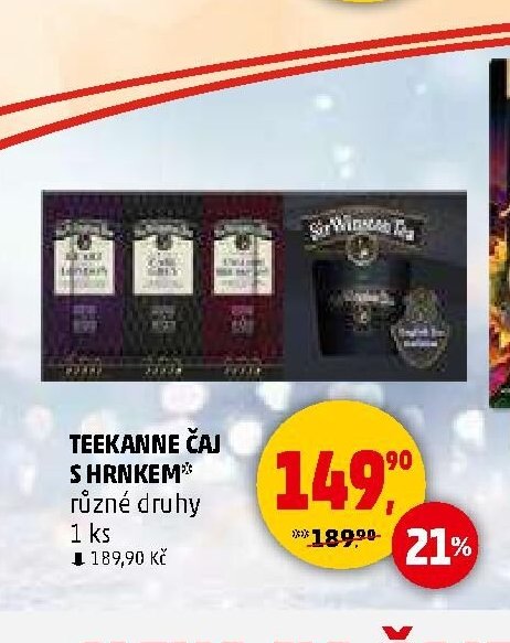 TEEKANNE ČAJ S HRNKEM