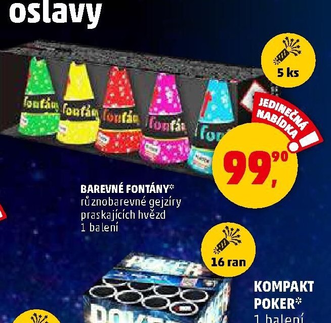 BAREVNÉ FONTÁNY
