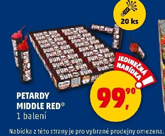 PETARDY MIDDLE RED