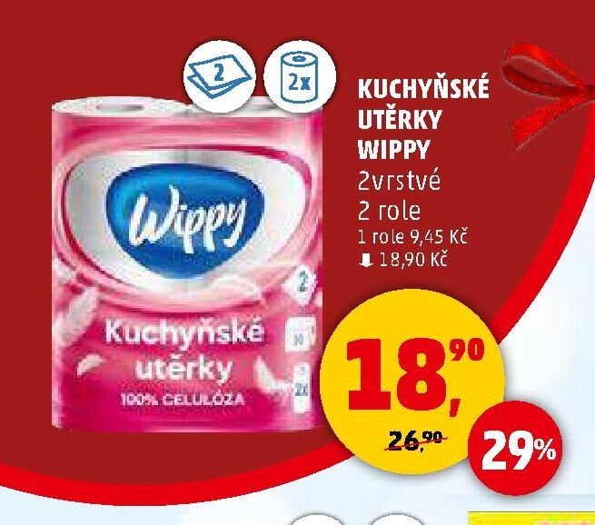 Kuchyňské utěrky Wippy 2vrstvé