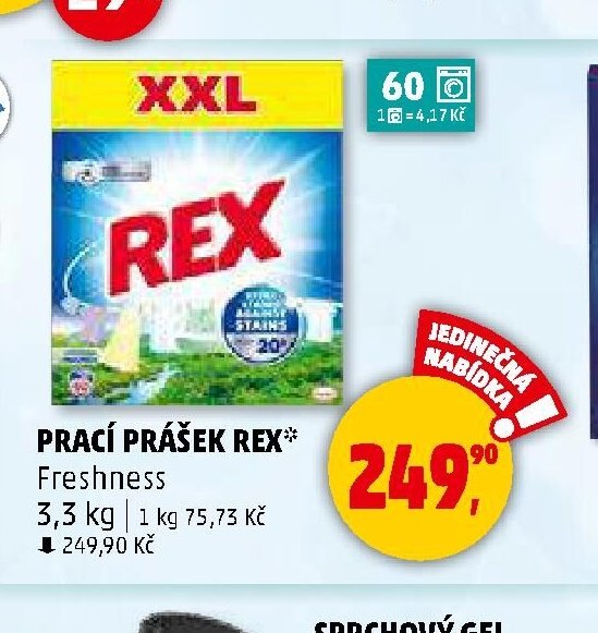 Prací prášek Rex Freshness