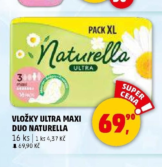 Vložky Ultra Maxi Duo Naturella