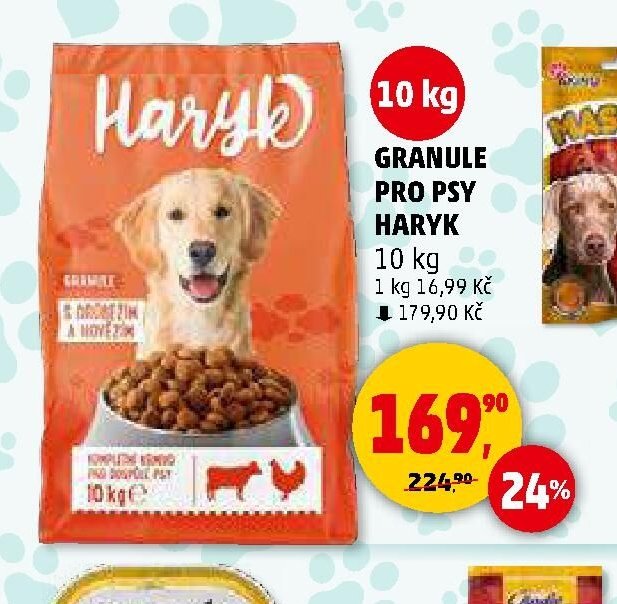 Granule pro psy Haryk 10 kg