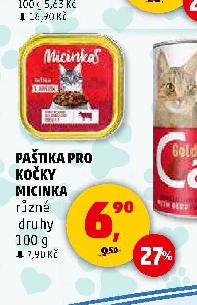 Paštika pro kočky Micinka 100 g