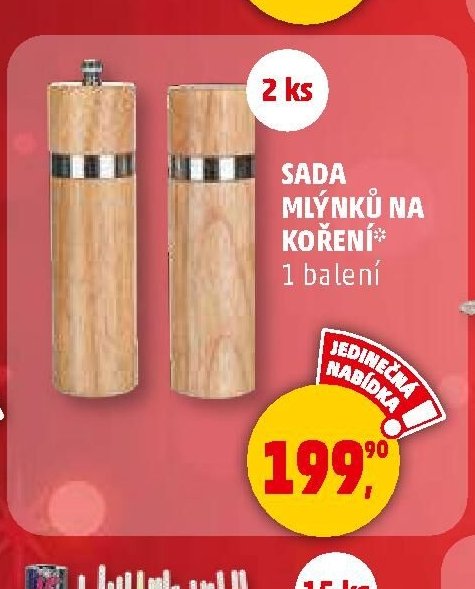 SADA MLÝNKŮ NA KOŘENÍ