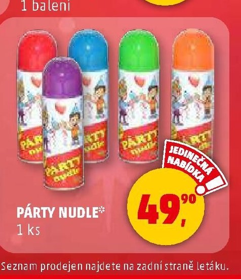 PÁRTY NUDLE