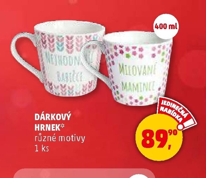 DÁRKOVÝ HRNEK