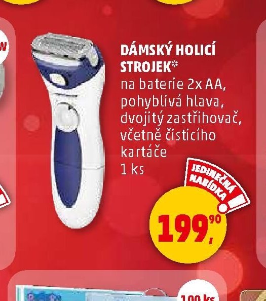 DÁMSKÝ HOLICÍ STROJEK