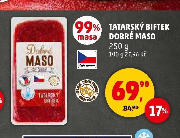 Tatarský biftek Dobré Maso