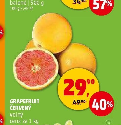 Grapefruit červený