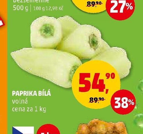 Paprika bílá