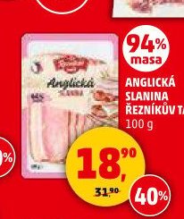 ANGLICKÁ SLANINA ŘEZNÍKŮV TALÍŘ