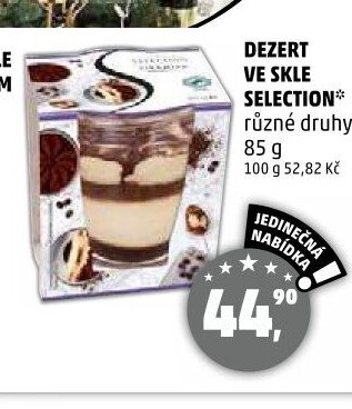 DEZERT VE SKLE SELECTION