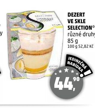 DEZERT VE SKLE SELECTION