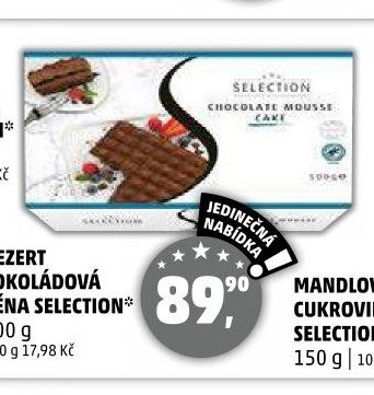 DEZERT ČOKOLÁDOVÁ PĚNA SELECTION